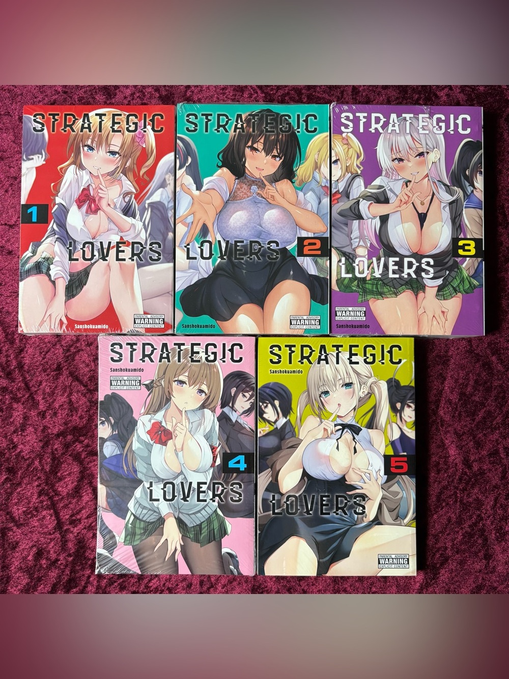 Strategic Lovers Manga Volumes 1-5